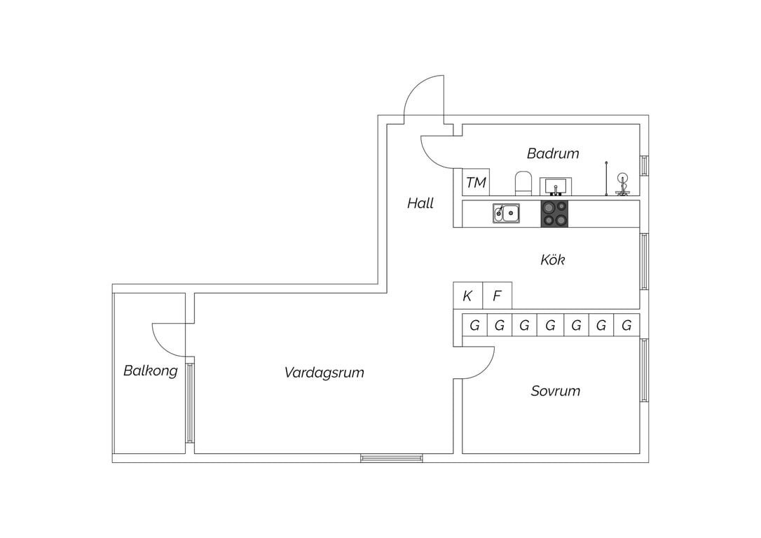 Floor plan for Vendelsömalmsvägen 189