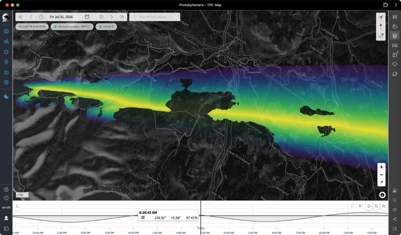 Alignment Heatmap Shows Viable Camera Locations