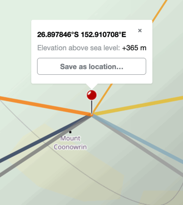 Displayed Elevation of Crookneck in TPE Web
