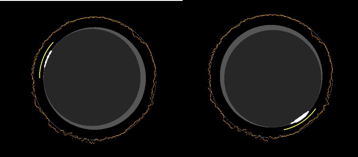 April 8 2024, Uvalde, Texas - C2 -5s (left) and C3 +5s (right)