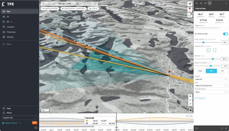 TPE Web v4 - Field of View