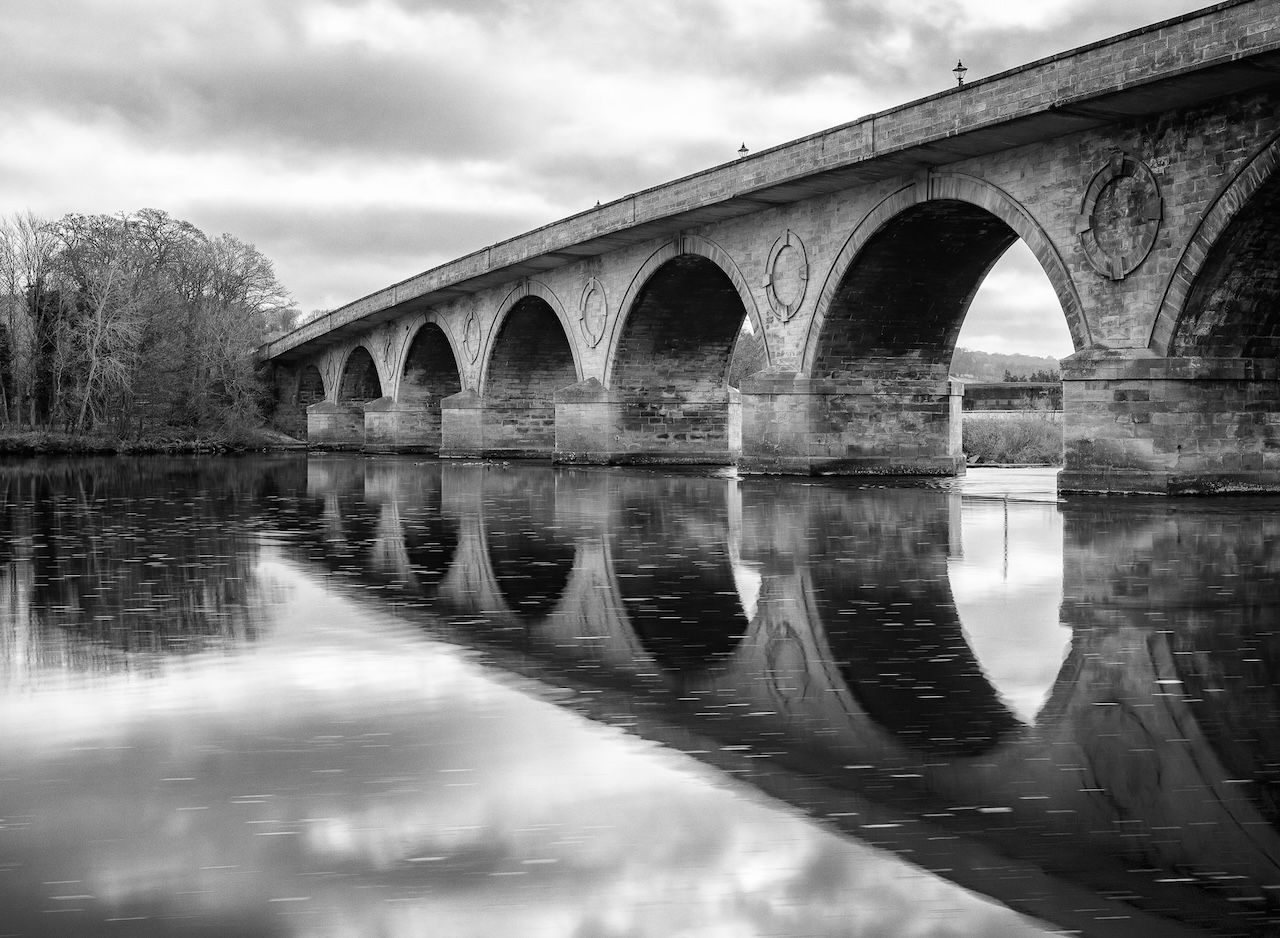 Hexham Bridge - Cloudy Morning