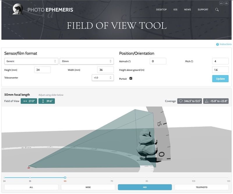 Field of View Tool