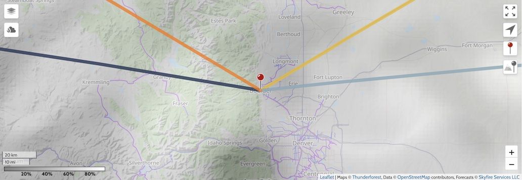 Skyfire North America Confidence Map