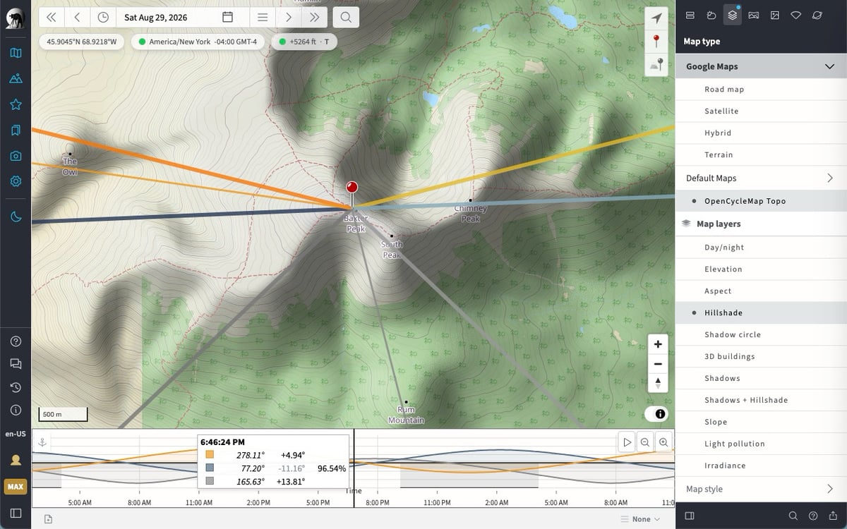 Hillshade layer in TPE Web