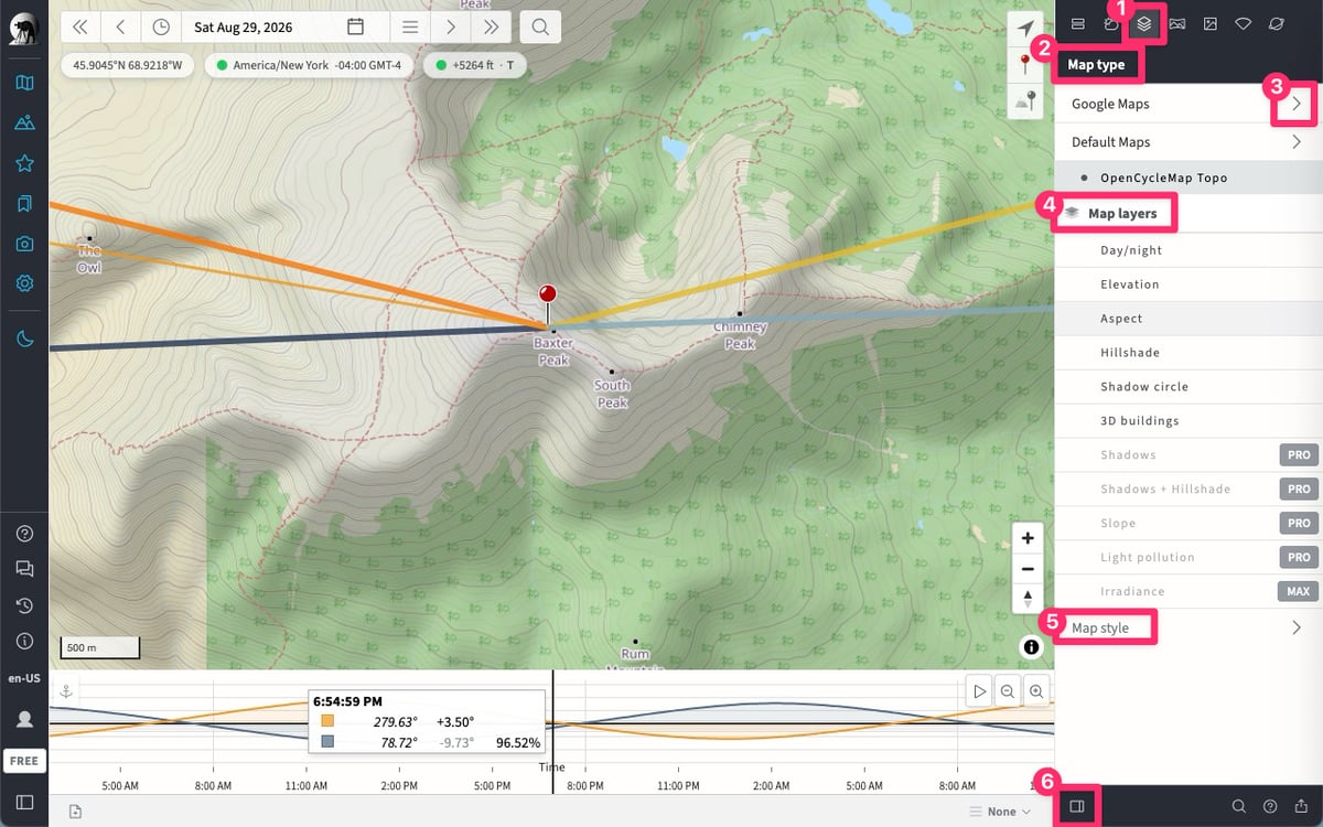 Map controls in TPE Web