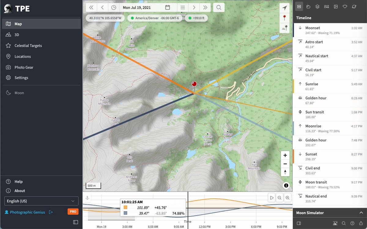 Getting Started with TPE Web – Dream Lake, July 19, 2021