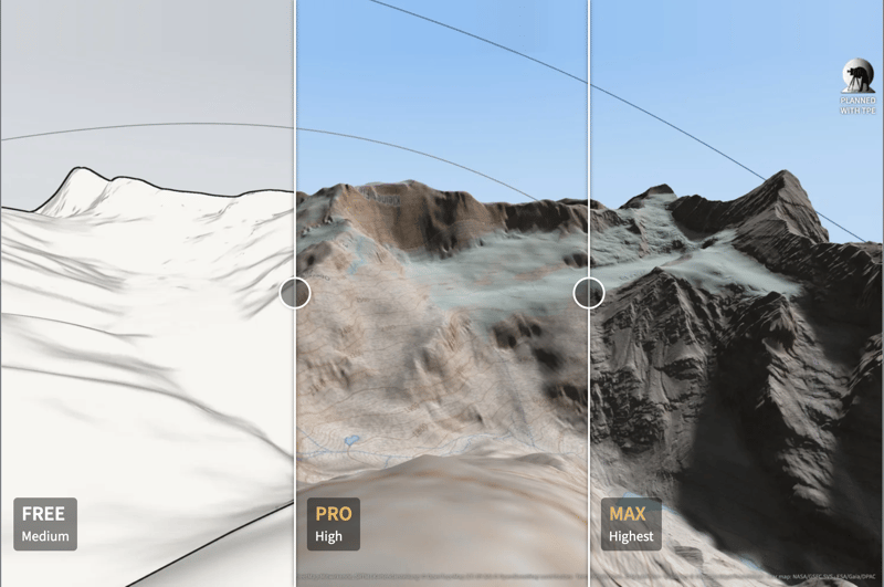 3D Terrain Comparison