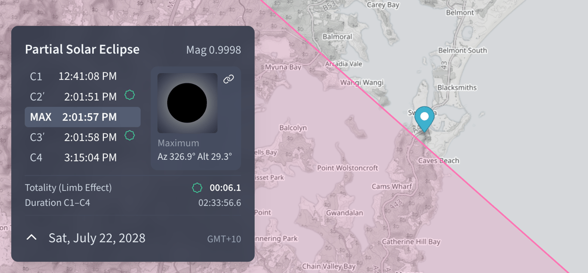 TSE2028 Limb Effect Totality