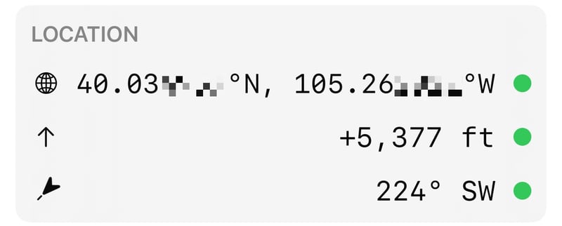 Camera Slate Location