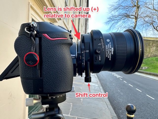 19mm Tilt-Shift, Shifted Upwards