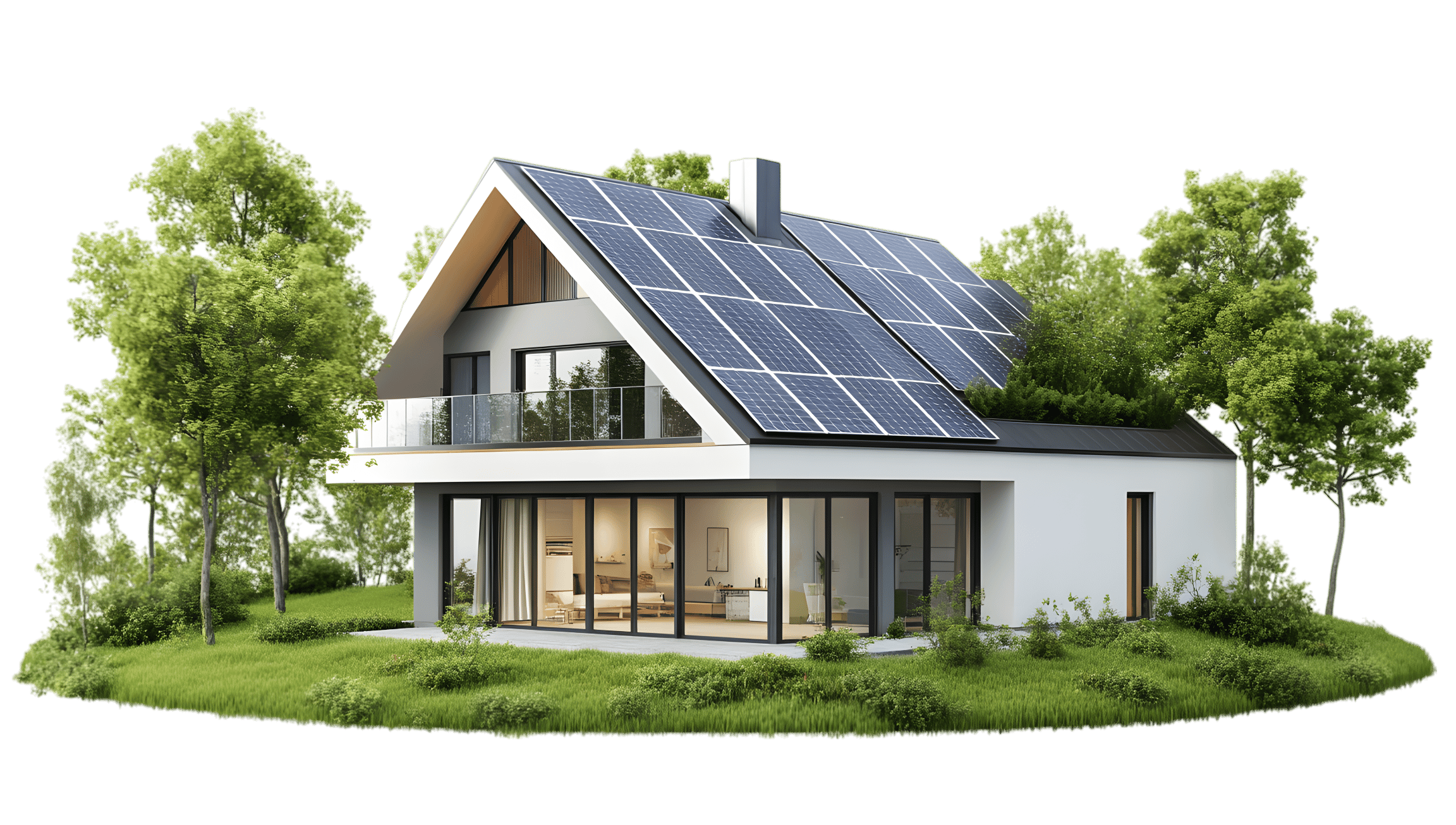 Eco-Friendly Modern House with Solar Panels289