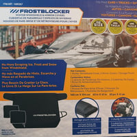 FrostBlocker Windshield and Mirror Covers, 63"W X 41"
