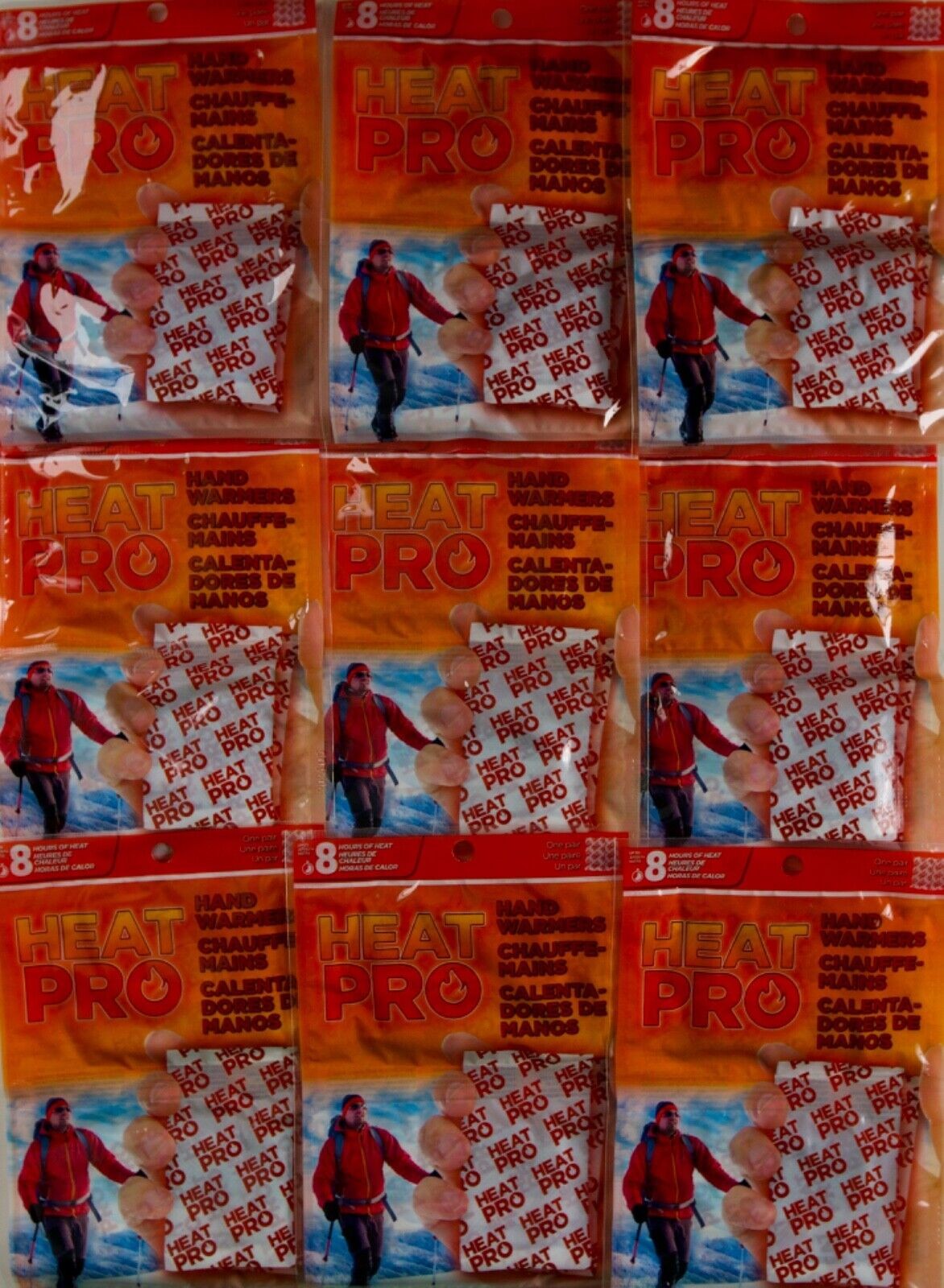 Heat PRO Hand Warmers, up to 8 Hours Heat, Air-Activated, Safe Natural