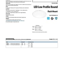 Lithonia Lighting LED Flush Mount Light,14in,24W,4000K Fmlrl 14 20840 M4 - All