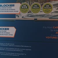 FrostBlocker Windshield and Mirror Covers, 63"W X 41"