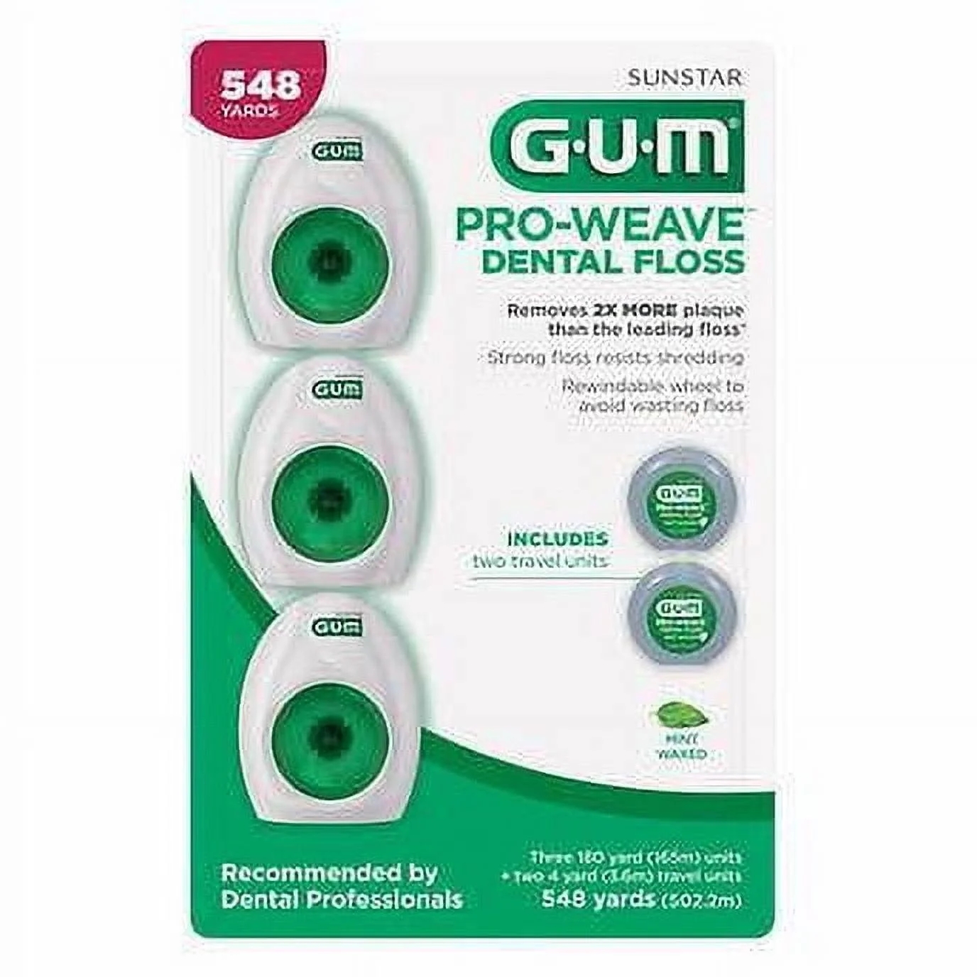 GUM Pro-Weave Floss 3-180  2-4 Yard Spools