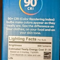 Feit Electric 60 Watt A19 E26 Dimmable LED Bulb Selectable Color (6-Pack) New