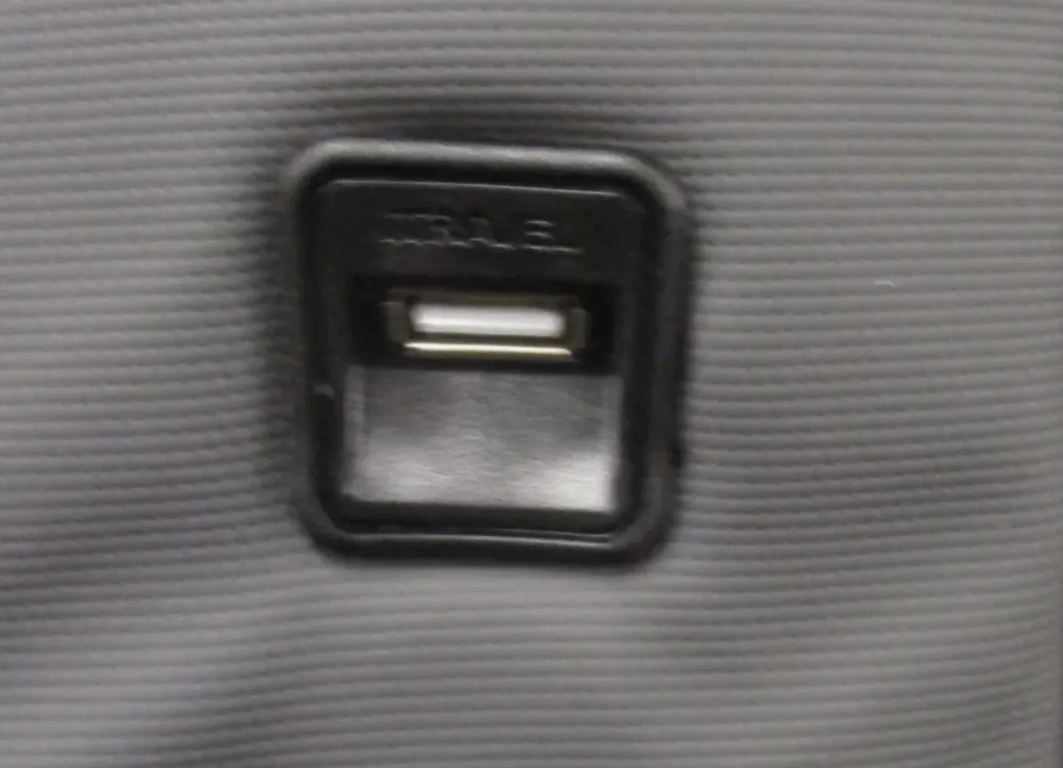 Traveler s Choice Breenon 19  Laptop Backpack with USB Port GRAY NEW