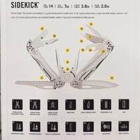 Leatherman Sidekick Multi-Purpose 14 Tools with Nylon Sheath, Stainless Steel