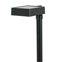 Tommy Bahama Solar Path Lights LED Down Light, Adjustable Head, 40 Lumen, Black Finish, 6-Pack