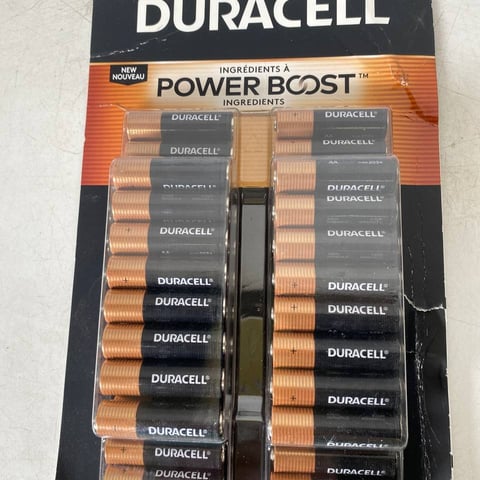 Duracell Power Boost Coppertop Alkaline AA Batteries  40 Count