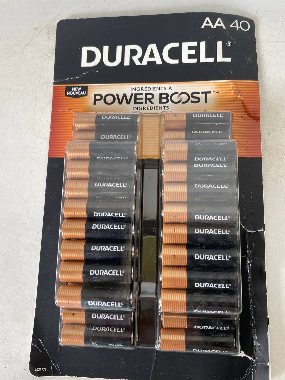 Duracell Power Boost Coppertop Alkaline AA Batteries  40 Count