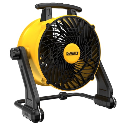 16 in. Yellow 3 Speed Benchtop and Hanging Drum Fan