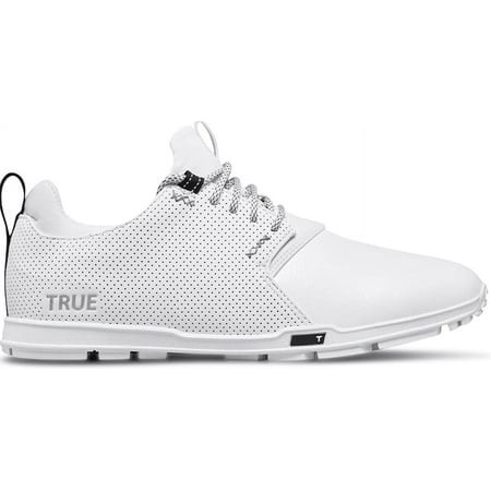 TRUE Linkswear Original 1.2 Waterproof Men S Golf Shoes  for Superior Comfort and All Weather Breathability - Pure White - Size 12