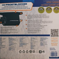 FrostBlocker Windshield and Mirror Covers, 63"W X 41"