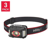 INFINITY X1  DUAL POWER LED Headlamps 700 Lumens, 5 Modes, Rechargeable- NEW