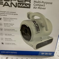 Lasko Super Fan Max Multi Purpose Compact Air Mover Lightweight SF-20-G2