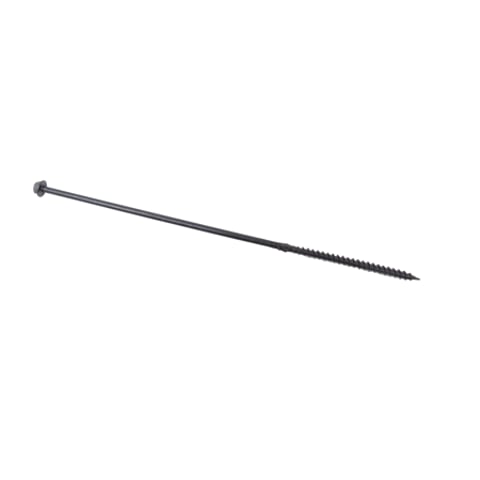 Grip-Rite 3/8 in Wire X 12 in. L Star Hex Washer Head Coarse Structural Screws