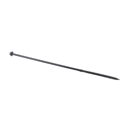 Grip-Rite 3/8 in Wire X 12 in. L Star Hex Washer Head Coarse Structural Screws