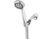 6-Spray Pattern with 1.8 GPM 3.3 in. Single Wall Mount Handheld Adjustable Shower Head in Chrome