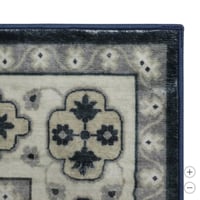 Wyatt & Ash Machine Washable Indoor Area Rug, Beatrice 5ft 3in X 7ft 5in - NEW