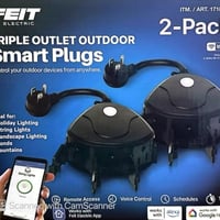 Feit Electric Triple Outlet Outdoor Smart Plugs 2 Pack