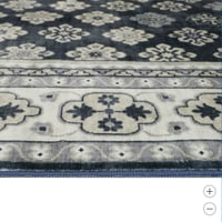 Wyatt & Ash Machine Washable Indoor Area Rug, Beatrice 5ft 3in X 7ft 5in - NEW