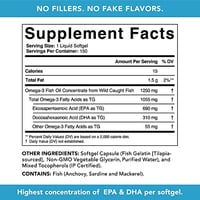 Sports Research Triple Strength Omega-3 Fish Oil - 150 Softgels