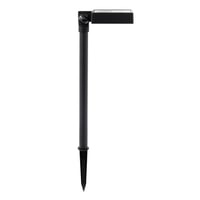 Tommy Bahama Solar Path Lights LED Down Light, Adjustable Head, 40 Lumen, Black Finish, 6-Pack