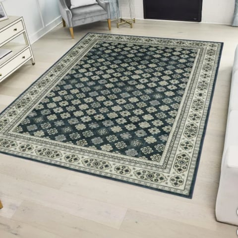 Wyatt & Ash Machine Washable Indoor Area Rug, Beatrice 5ft 3in X 7ft 5in - NEW
