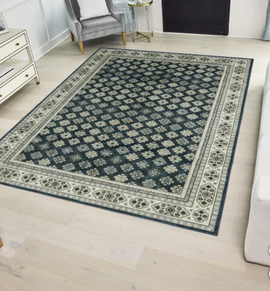 Wyatt & Ash Machine Washable Indoor Area Rug, Beatrice 5ft 3in X 7ft 5in - NEW