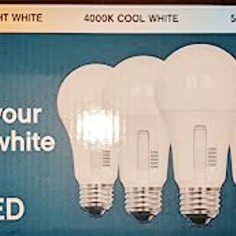 Feit Electric 60 Watt A19 E26 Dimmable LED Bulb Selectable Color (6-Pack) New