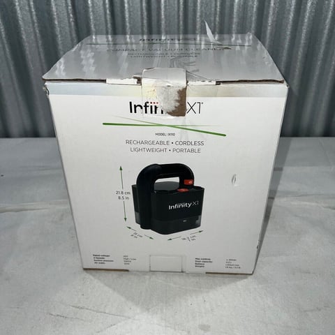 Infinity X1 IX110 Portable Vacuum Cleaner Power Vac Cordless 20V Open Box