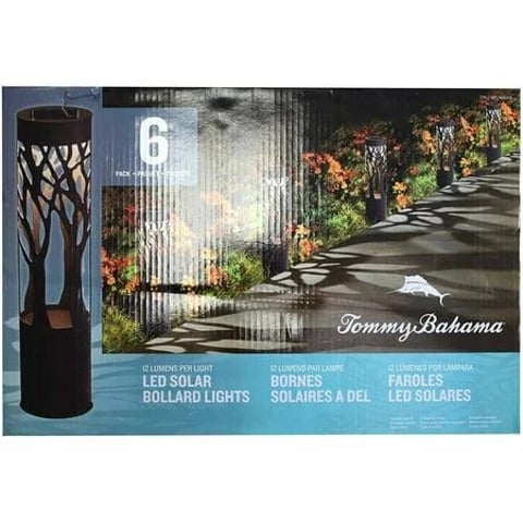 Tommy Bahama Solar Pathway Bollard Lights