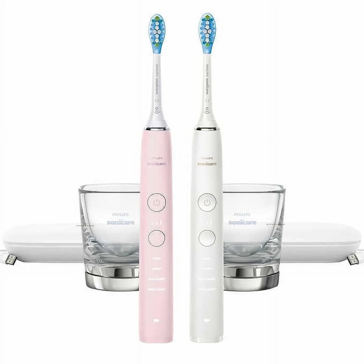 Philips Sonicare DiamondClean Power Toothbrush Set (Pink/White)