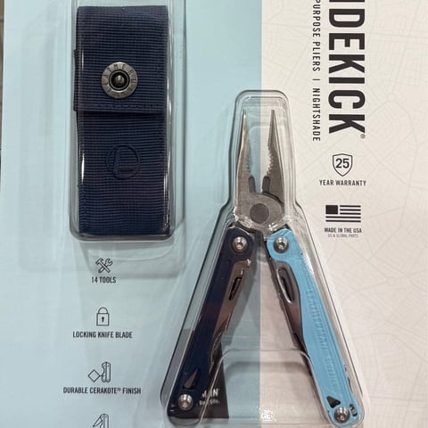 Leatherman Rev Multi-Purpose 14 Tools Light Blue Color with Nylon Sheath