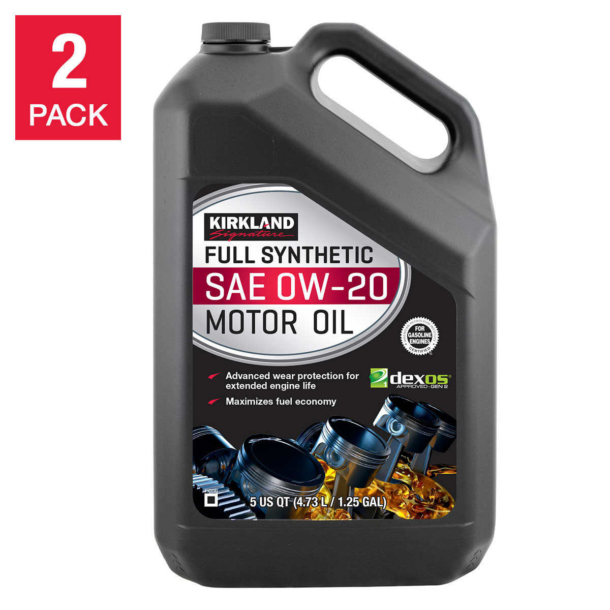 Kirkland Signature 0W-20 Full Synthetic Motor Oil 5-quart