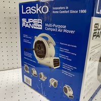 Lasko Super Fan Max Multi Purpose Compact Air Mover Lightweight SF-20-G2