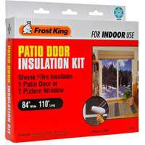 Frost King Clear Shrink Indoor Patio Door Insulator Kit 84 in. W X 110 in. L